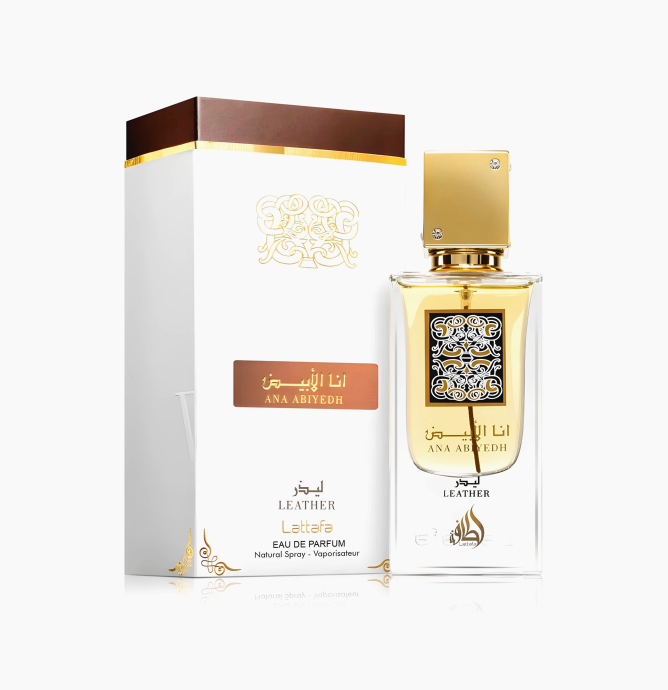 Ana Abiyedh Leather Lattafa Eau de Parfum Para Hombre