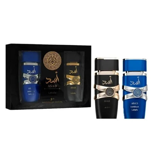 Set de Regalo Asad Lattafa (2 x 100 ml Eau de Parfum)