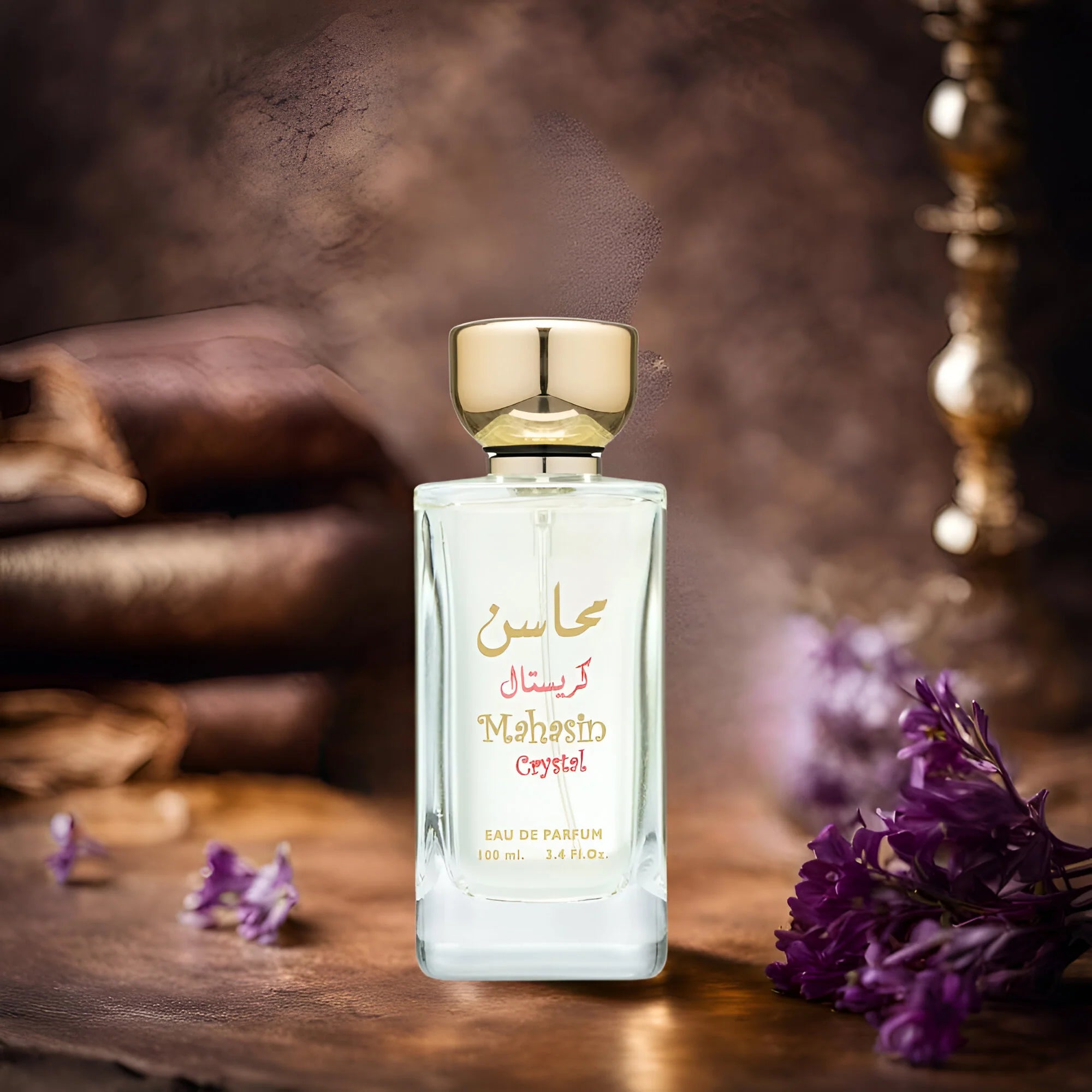 Set Lattafa Mahasin Crystal – Eau de Parfum + Body Spray