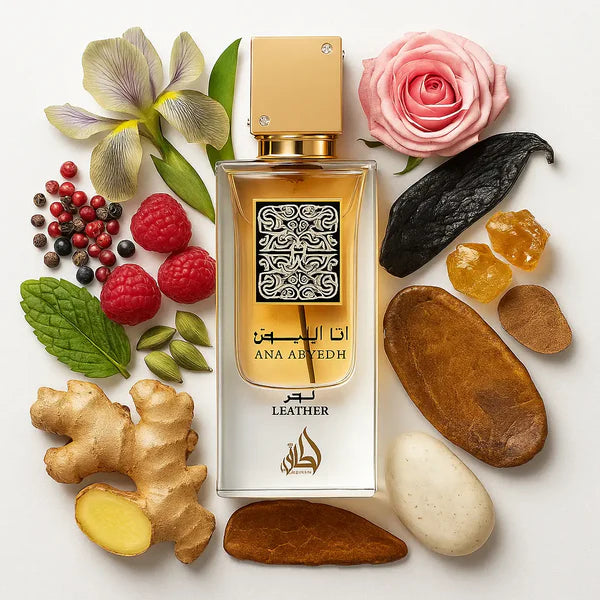 Ana Abiyedh Leather Lattafa Eau de Parfum Para Hombre