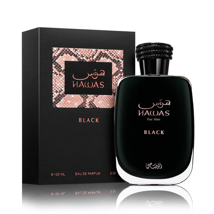 Hawas Black Rasasi Eau de Parfum Para Hombre