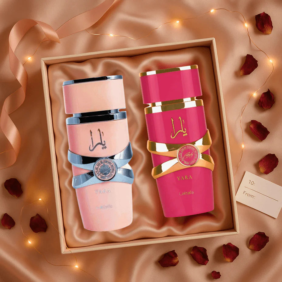 Set de Regalo Yara Lattafa (2 x 100 ml Eau de Parfum)