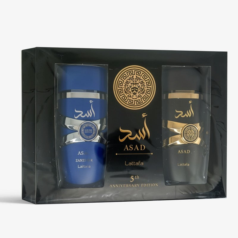 Set de Regalo Asad Lattafa (2 x 100 ml Eau de Parfum)